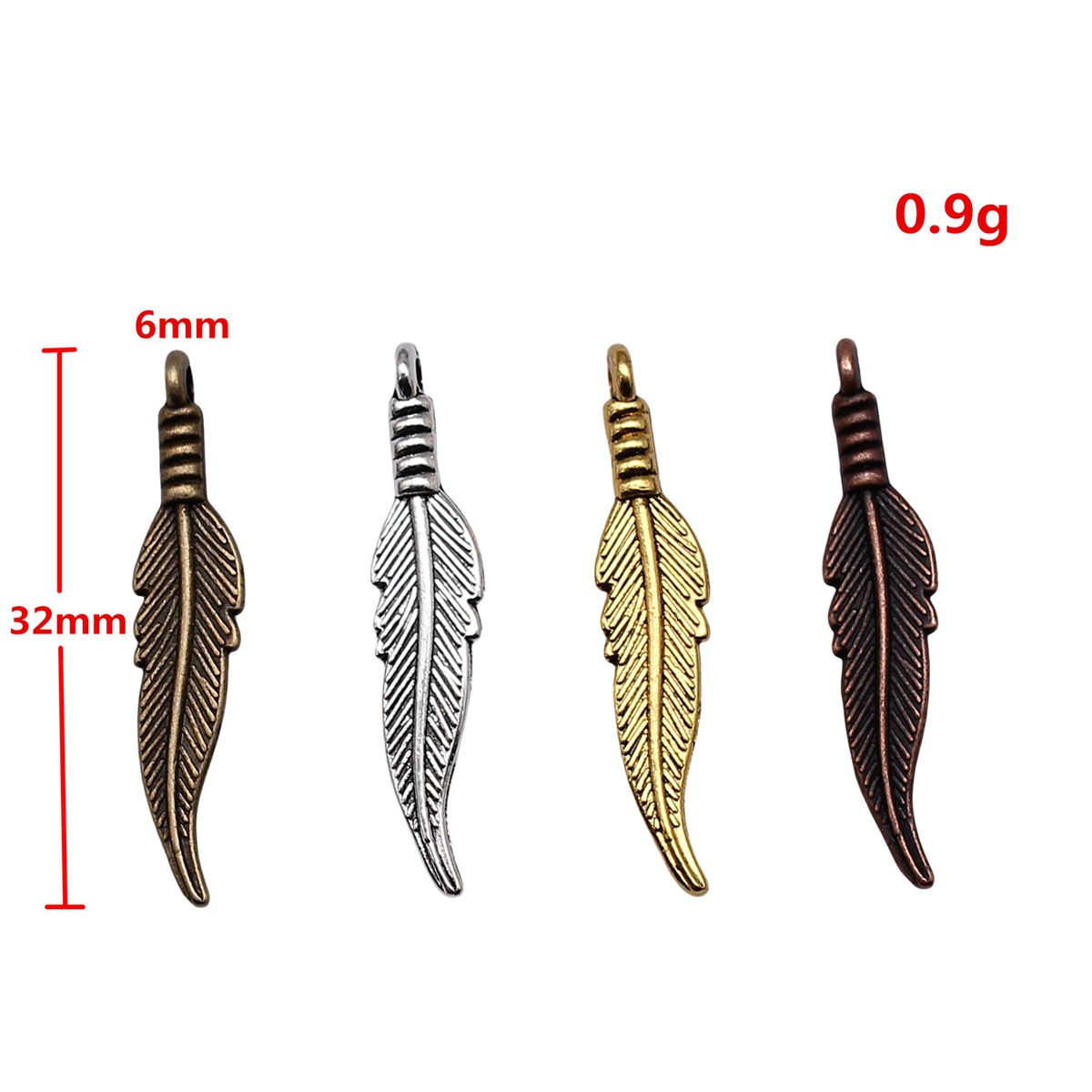 Vintage Fashion Jewelry Necklaces - Hollow Feather Charm Leaf Charms Alloy