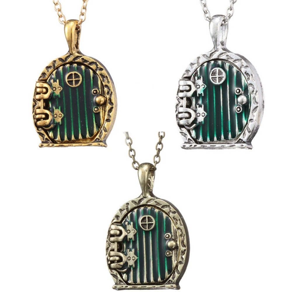 Movie Charm Green Door Locket  - Vintage Fashion Houses ulasan dan harga