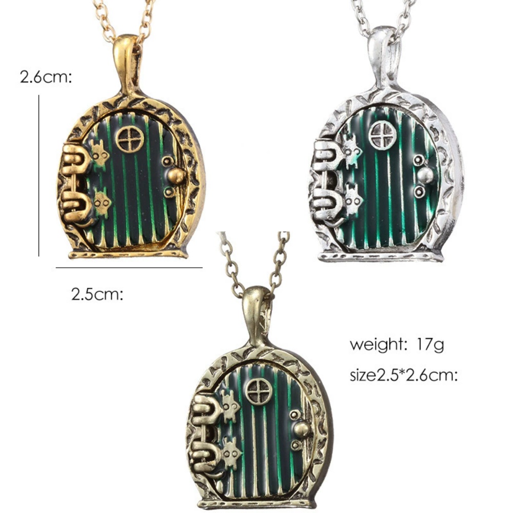 Movie Charm Green Door Locket  - Vintage Fashion Houses ulasan dan harga
