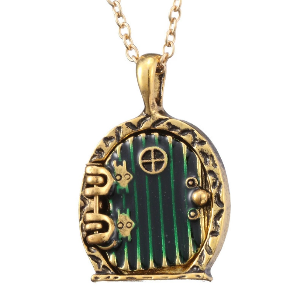 Movie Charm Green Door Locket  - Vintage Fashion Houses ulasan dan harga
