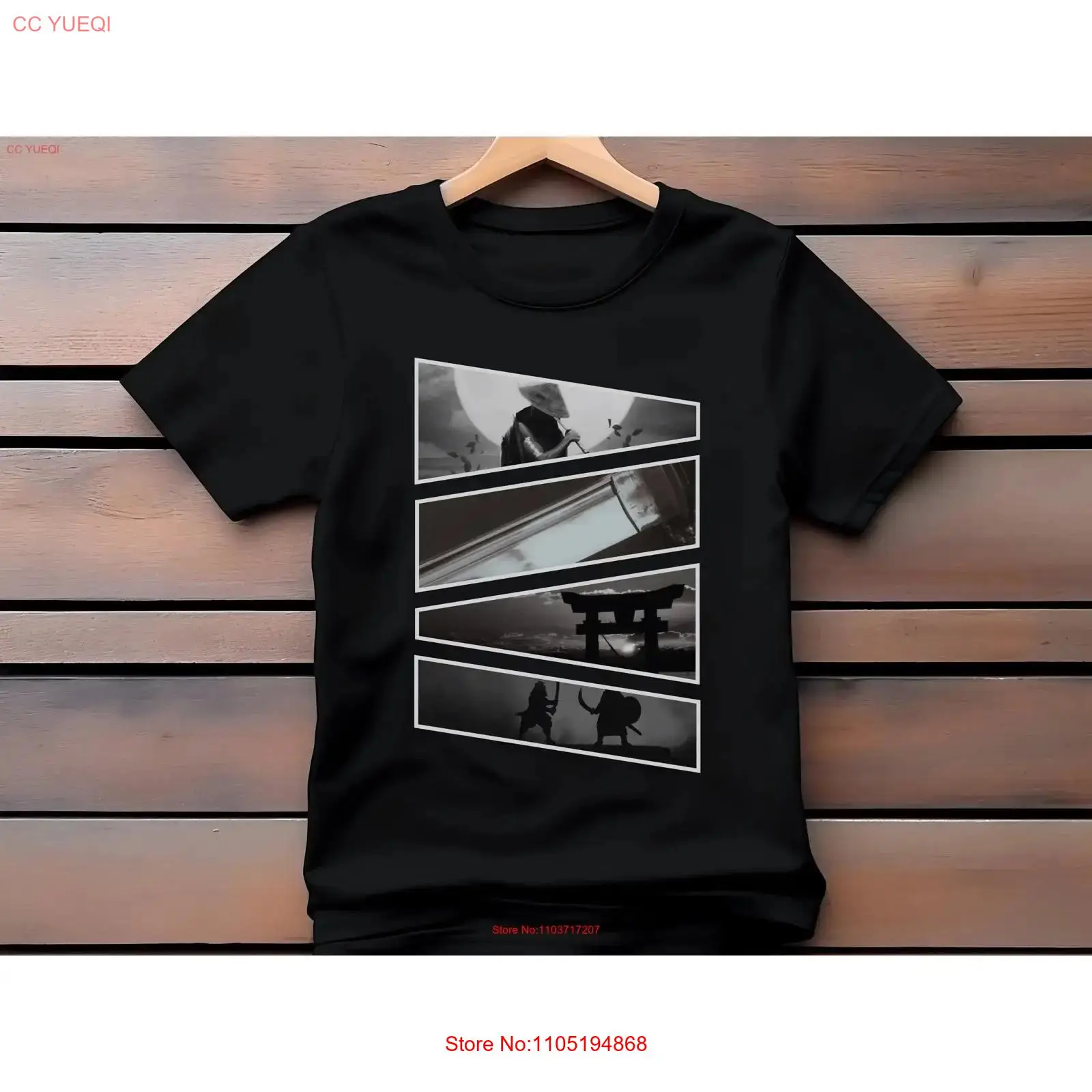 Samurai graphic T Shirt comic  - Vintage Fashion Knitwear Book ulasan dan harga