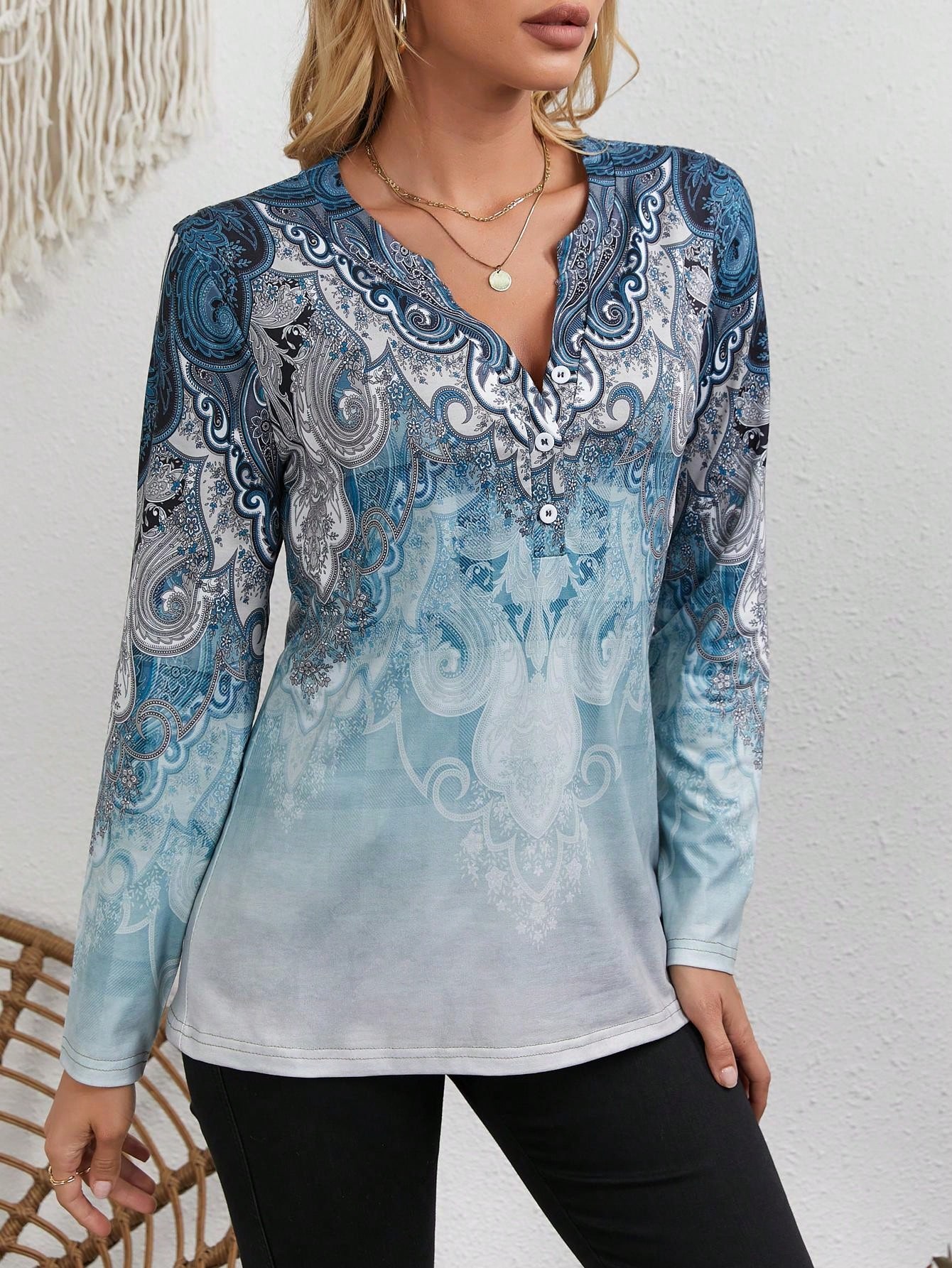 Women's Ethnic-Style Top: Vint - Usa Vintage Fashion ulasan dan harga