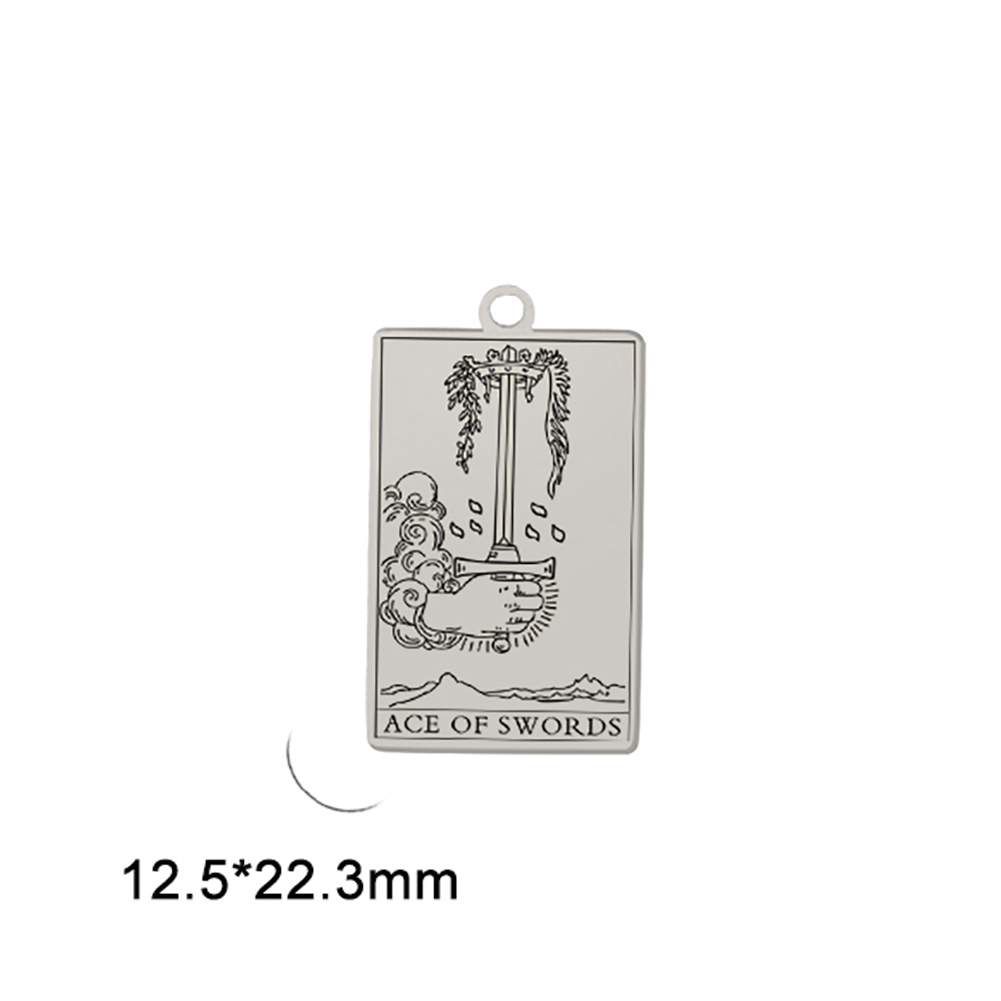 Dawapara Tarot Card Pendant Su - Vintage Fashion Postcards ulasan dan harga
