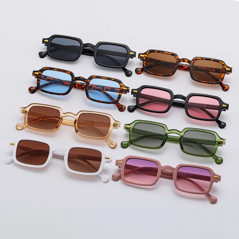 Luxurious Rectangle Sunglasses - Vintage Fashion Design ulasan dan harga