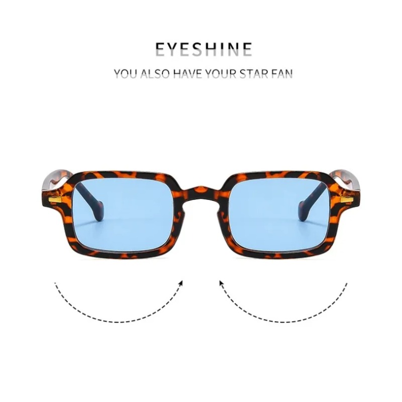 Luxurious Rectangle Sunglasses - Vintage Fashion Design ulasan dan harga