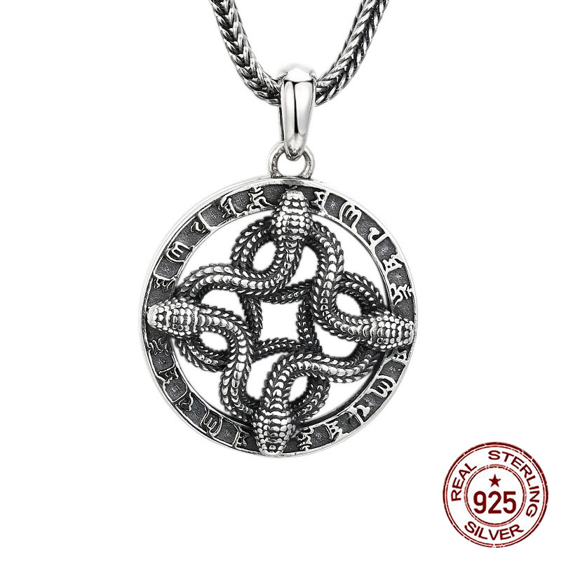 925 sterling silver pendant wi - Vintage Fashion In Chinese ulasan dan harga