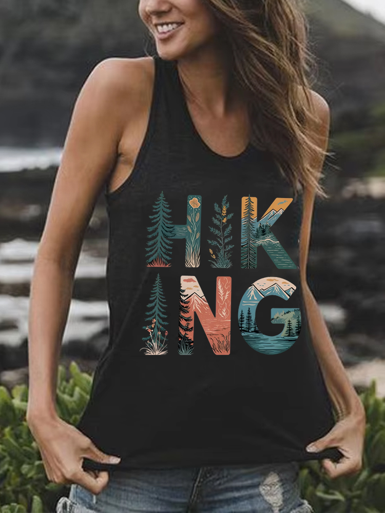 Vintage Hiking Racerback Tank  - Vintage Fashion Gen Z ulasan dan harga