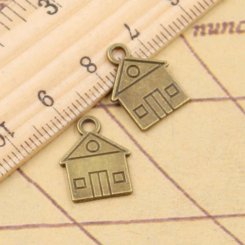 20pcs Charms Cabin House Build - Vintage Fashion Houses ulasan dan harga