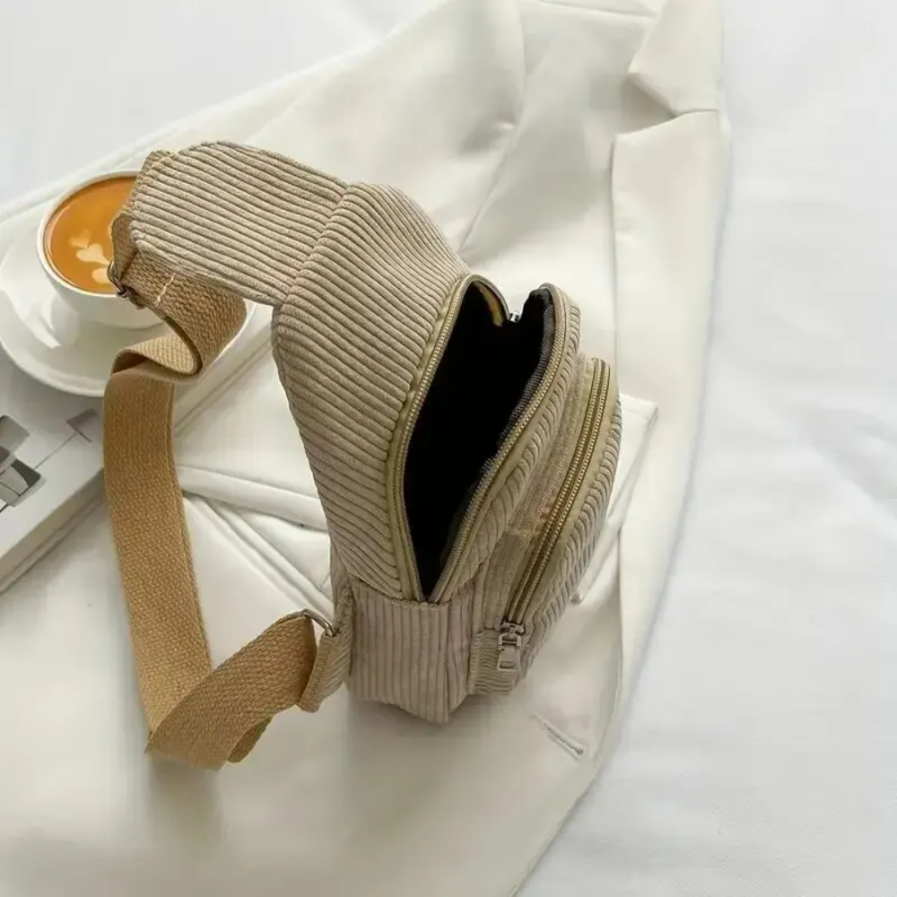 Vintage Corduroy Crossbody Bag - Vintage Fashion Boutique ulasan dan harga
