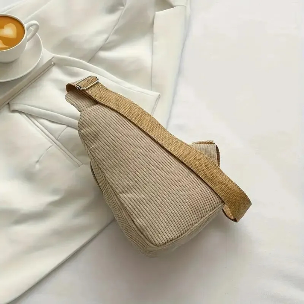 Vintage Corduroy Crossbody Bag - Vintage Fashion Boutique ulasan dan harga