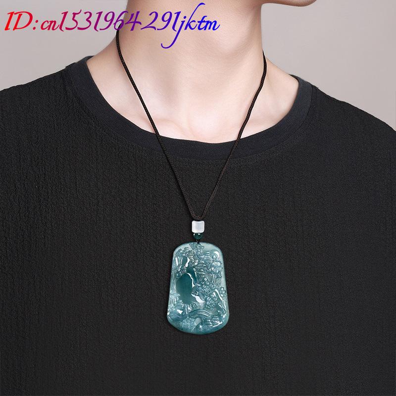 Natural Burmese Jadeite Scener - Usa Vintage Fashion ulasan dan harga