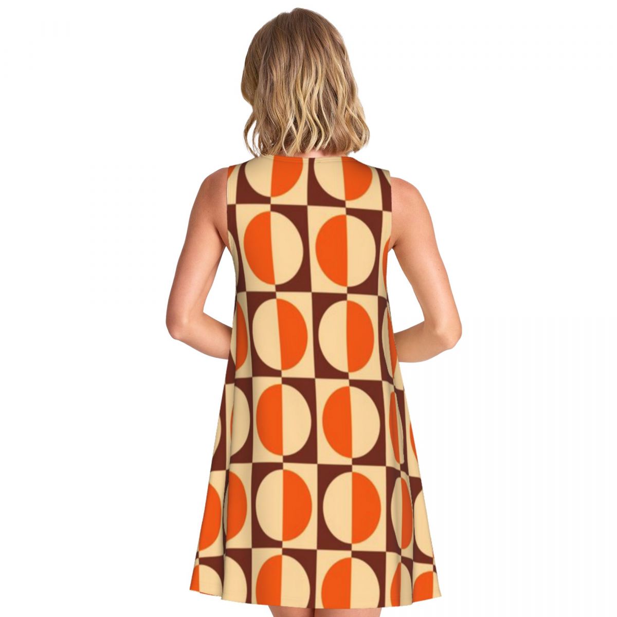 70s Retro Vintage Style Geomet - Vintage Fashion Exhibition ulasan dan harga