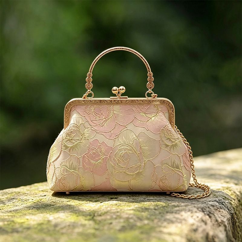 Vintage Floral Embroidery Kiss - Vintage Fashion In Chinese ulasan dan harga
