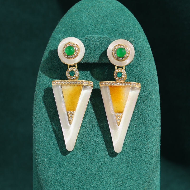 Vintage Green Glazed Glacier W - Vintage Fashion Jewelry Brands ulasan dan harga