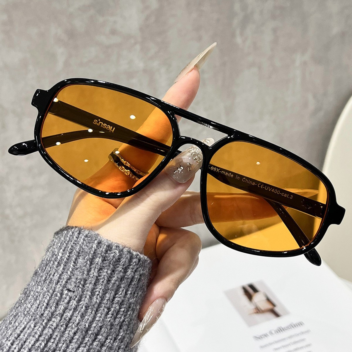 New Retro Oval Women Sunglasse - Vintage Fashion Design ulasan dan harga