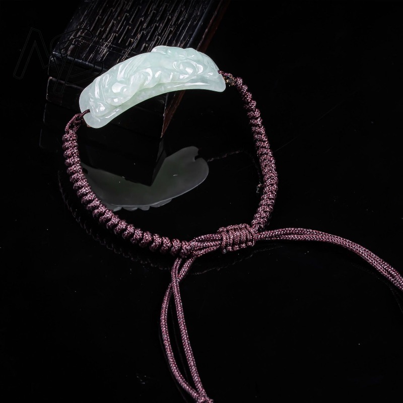 Burmese Jadeite Pixiu Bracelet - Usa Vintage Fashion ulasan dan harga