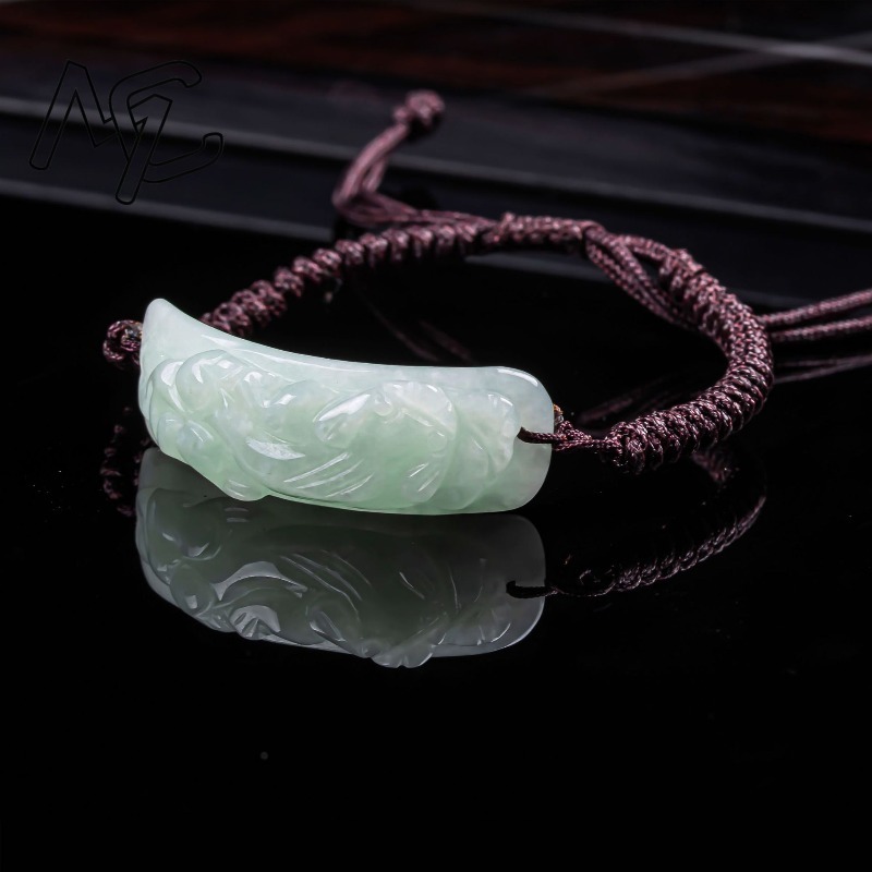 Burmese Jadeite Pixiu Bracelet - Usa Vintage Fashion ulasan dan harga