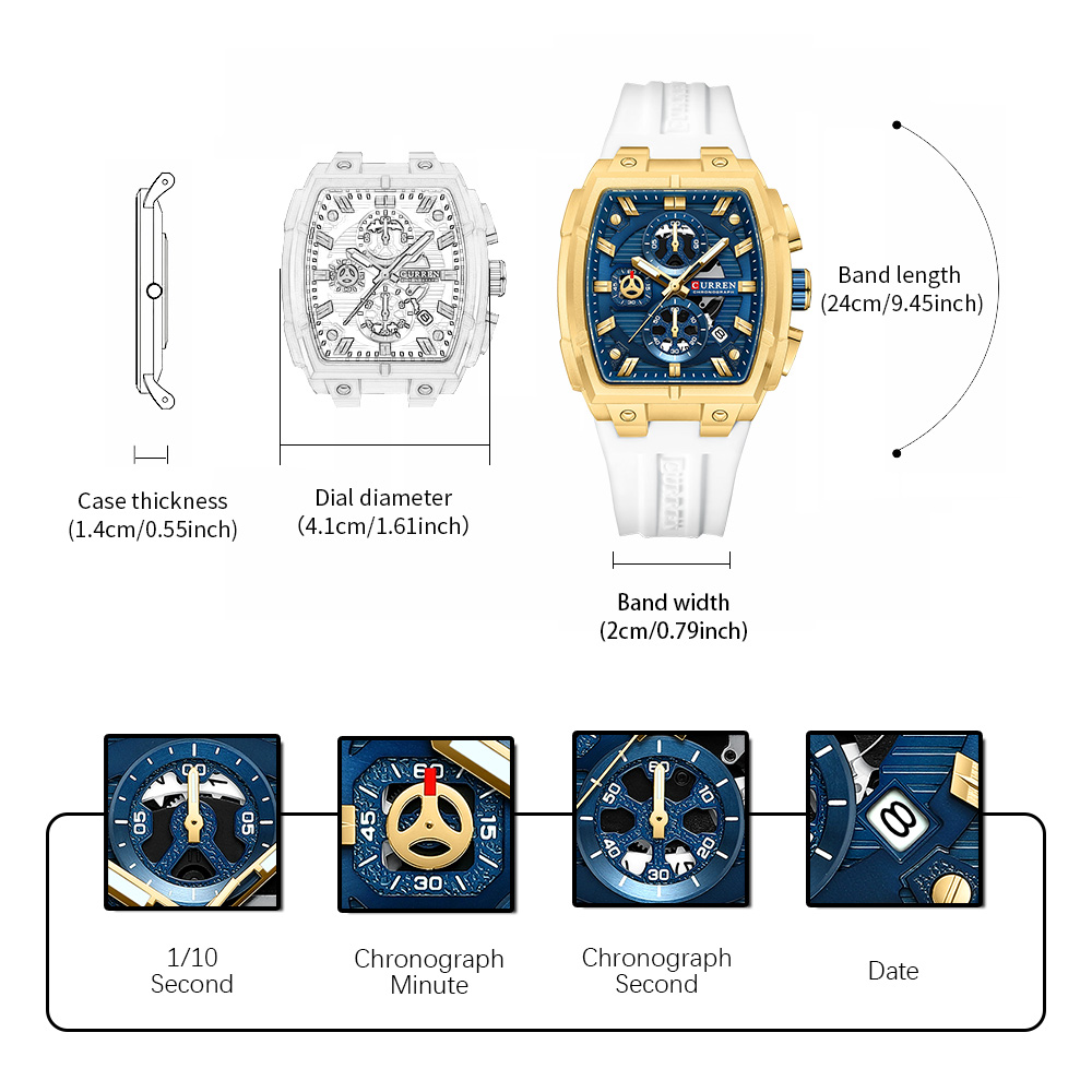 CURREN Luxury Vintage Watch fo - Vintage Fashion Design ulasan dan harga