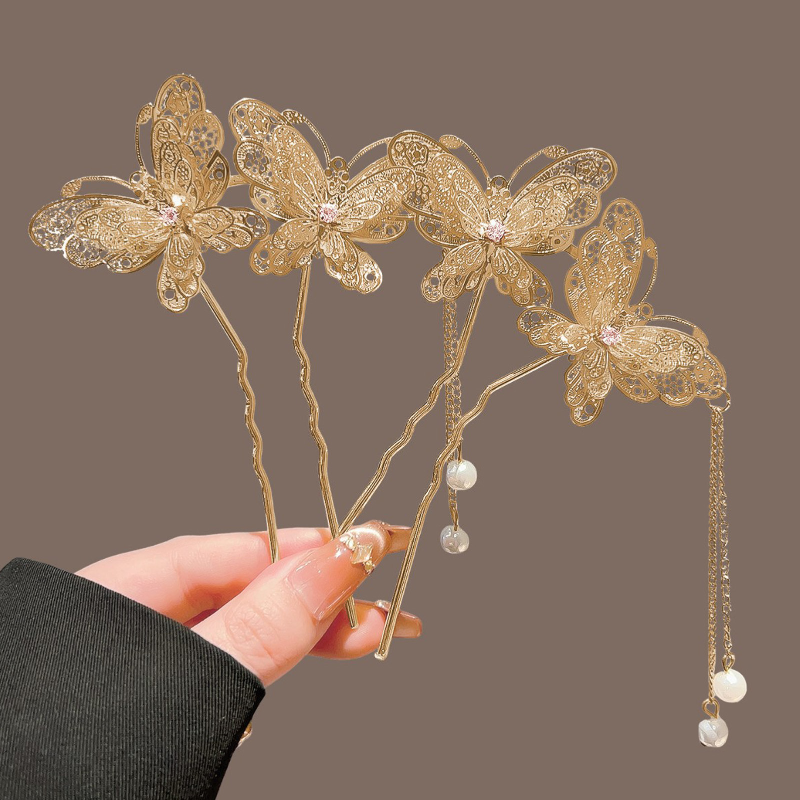 Neo Chinese Double Butterfly T - Vintage Fashion In Chinese ulasan dan harga
