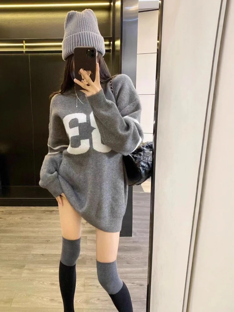 Y2K Vintage Knitted Sweater Wo - Usa Vintage Fashion ulasan dan harga