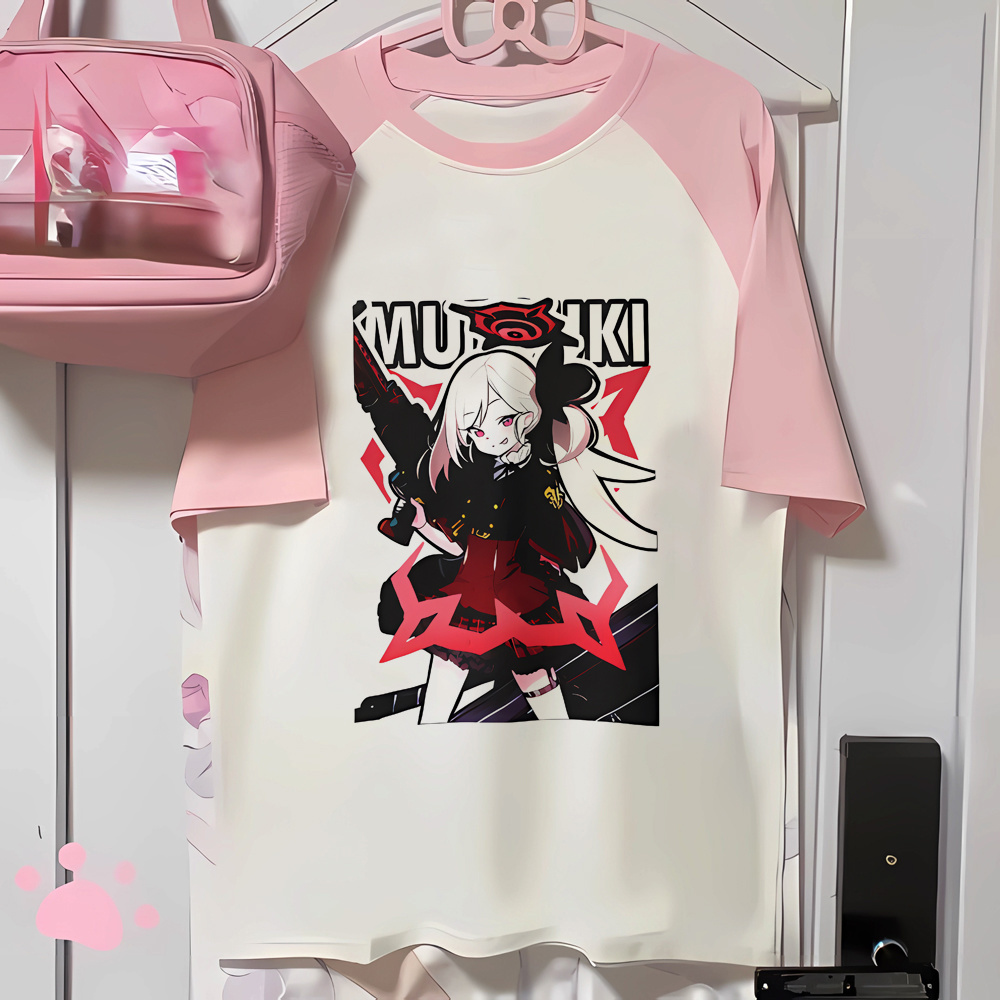 Blue Archive t-shirt shoujo vi - Vintage Fashion Archive ulasan dan harga