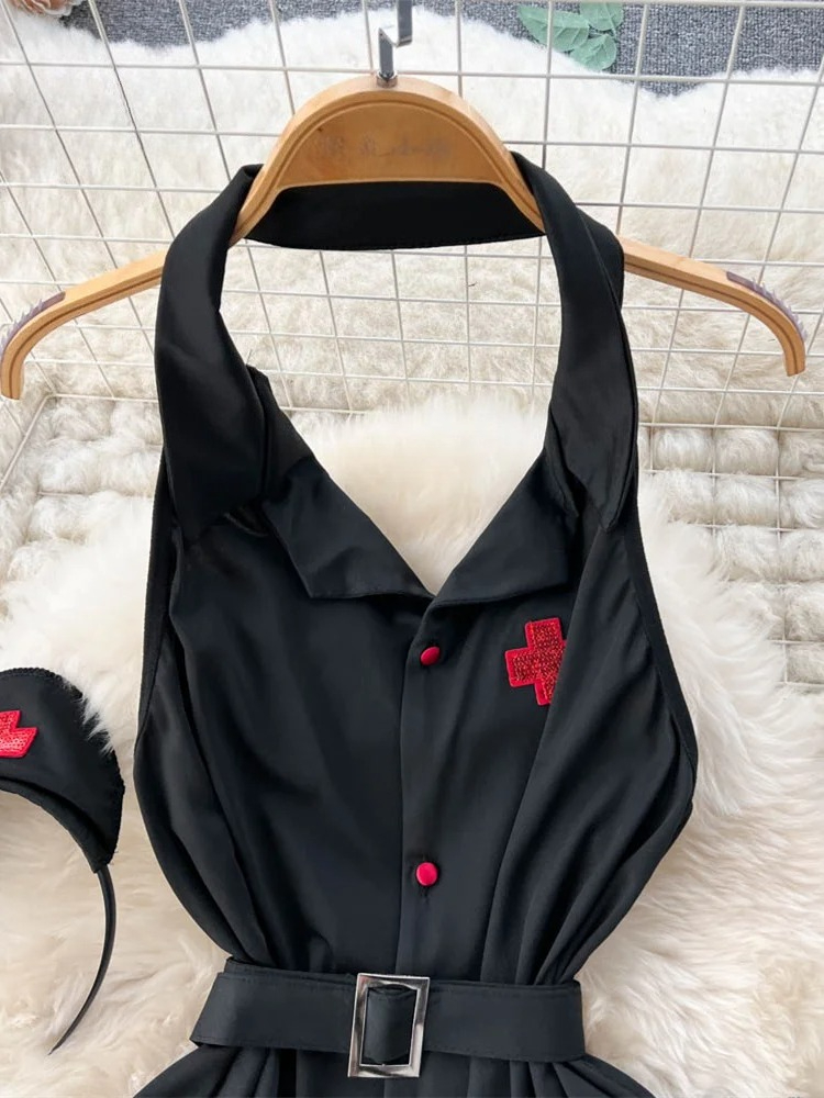 Erotic Fashion Sexy Halter Lin - Usa Vintage Fashion ulasan dan harga