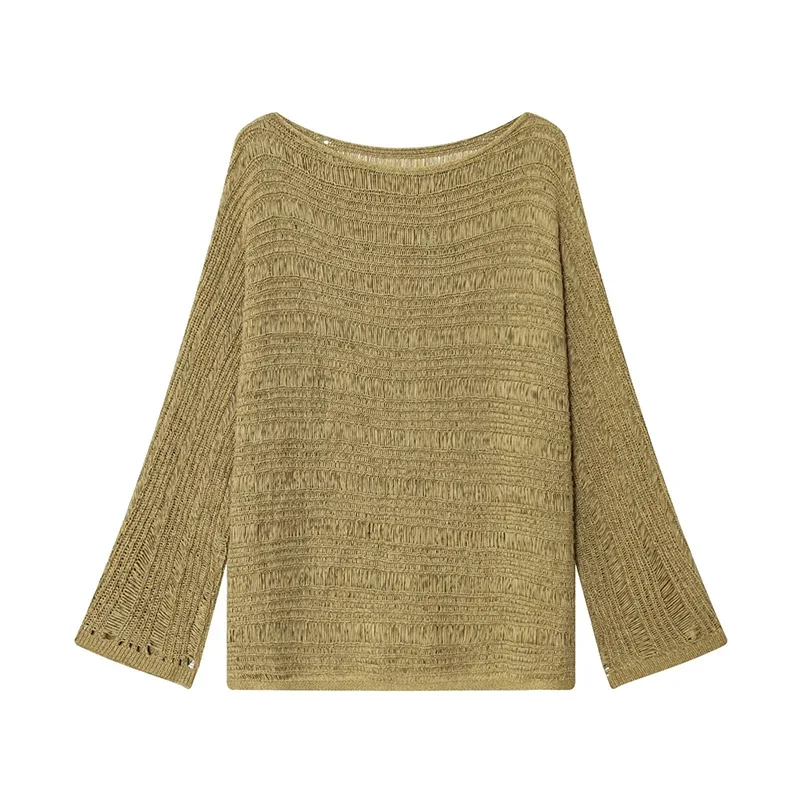 Vintage Boat Neck Knit Sweater - Usa Vintage Fashion ulasan dan harga