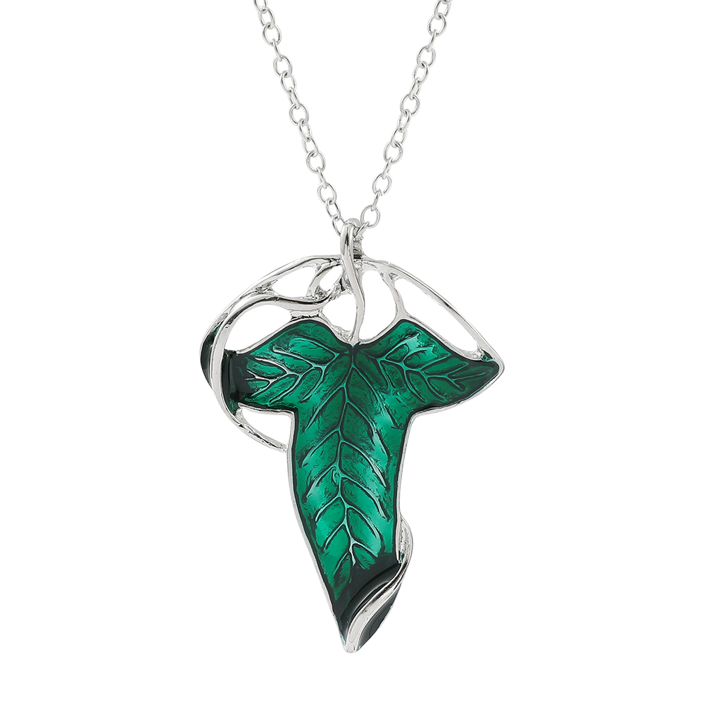 Vintage Green Leaf Pendant Nec - Vintage Fashion Jewelry Necklaces ulasan dan harga