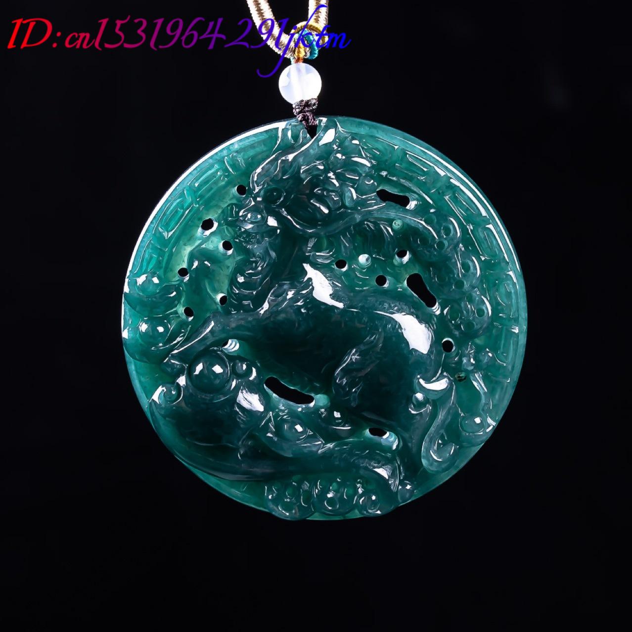 Burmese Jadeite Dragon Pendant - Usa Vintage Fashion ulasan dan harga