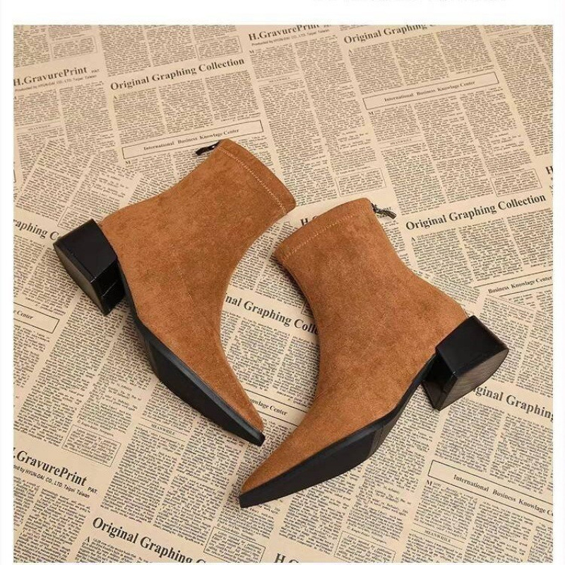 New Low Heel Women Mordern Ank - Vintage Fashion Designers ulasan dan harga