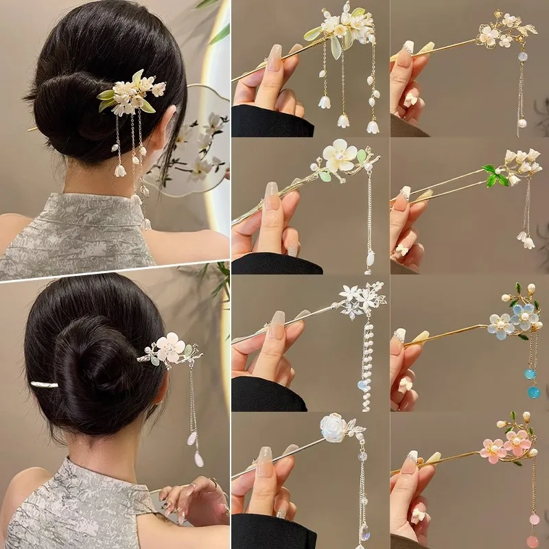 Elegant Chinese Style Hair Acc - Vintage Fashion In Chinese ulasan dan harga