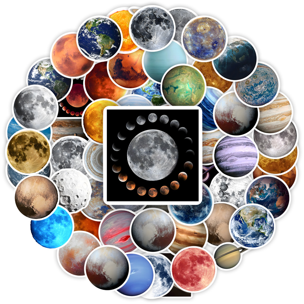 Planet Universe Stickers Galax - Vintage Fashion Magazines ulasan dan harga