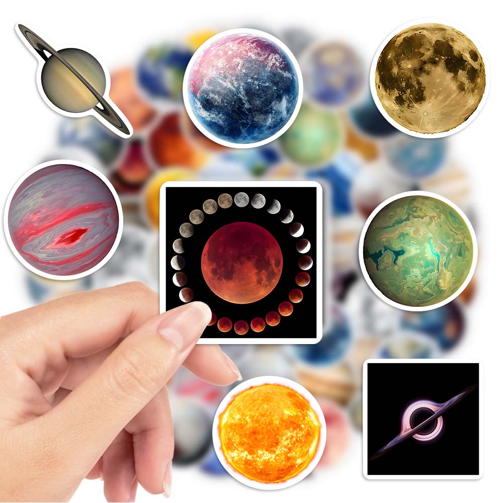 Planet Universe Stickers Galax - Vintage Fashion Magazines ulasan dan harga