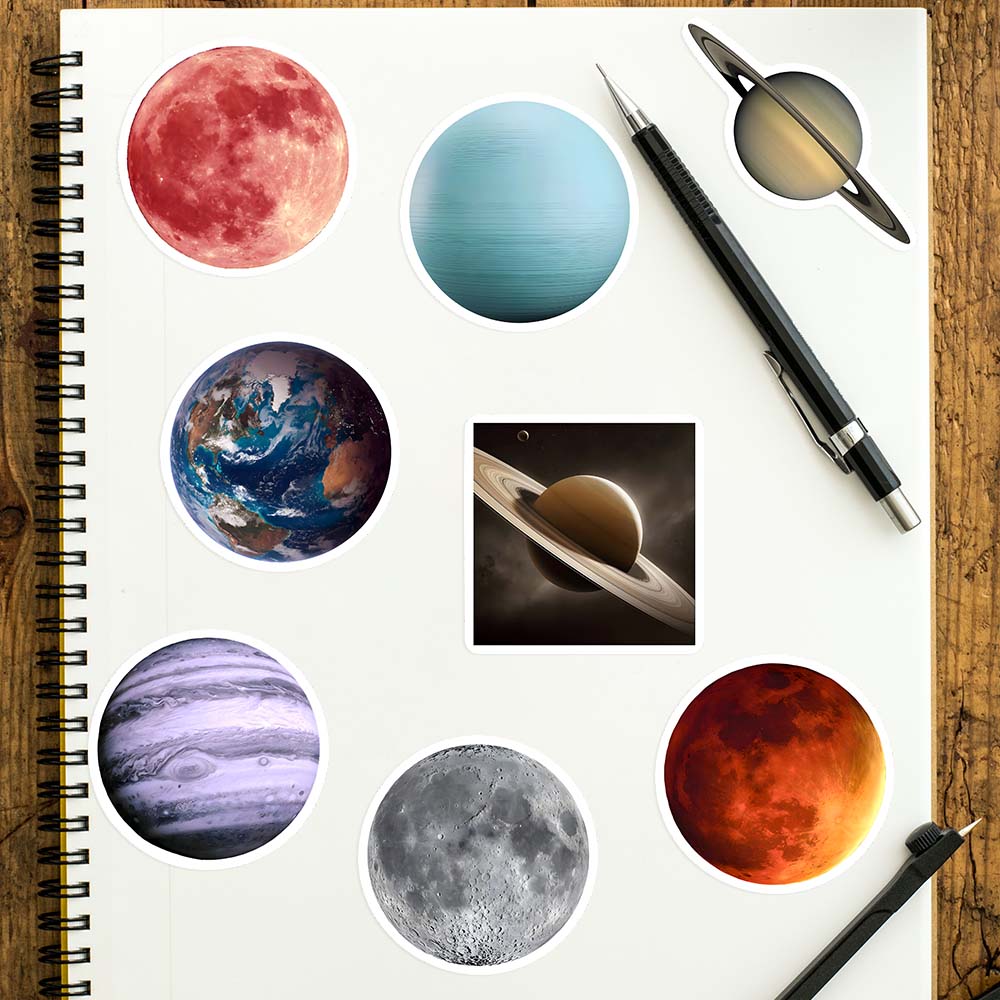 Planet Universe Stickers Galax - Vintage Fashion Magazines ulasan dan harga