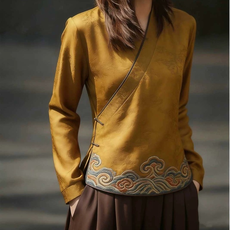 Chinese Style Women's Blouses  - Vintage Fashion In Chinese ulasan dan harga