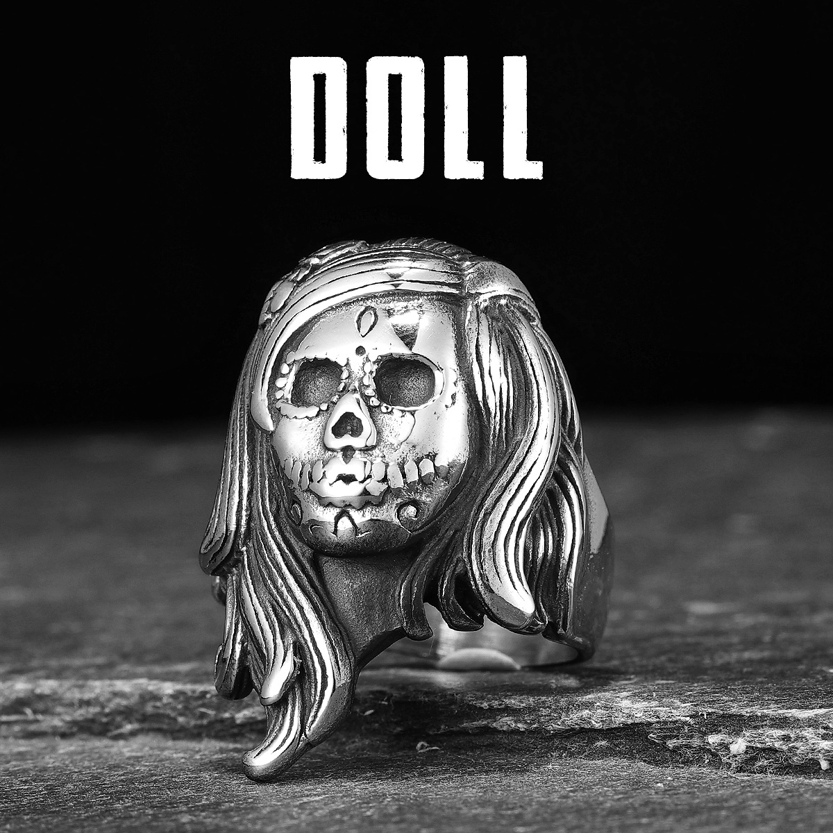 Gothic Horror Doll Skull Men R - Vintage Fashion Stuff ulasan dan harga