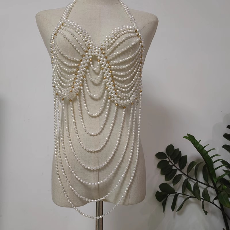 Women's Spring Summer Pearl Kn - Vintage Fashion In Chinese ulasan dan harga