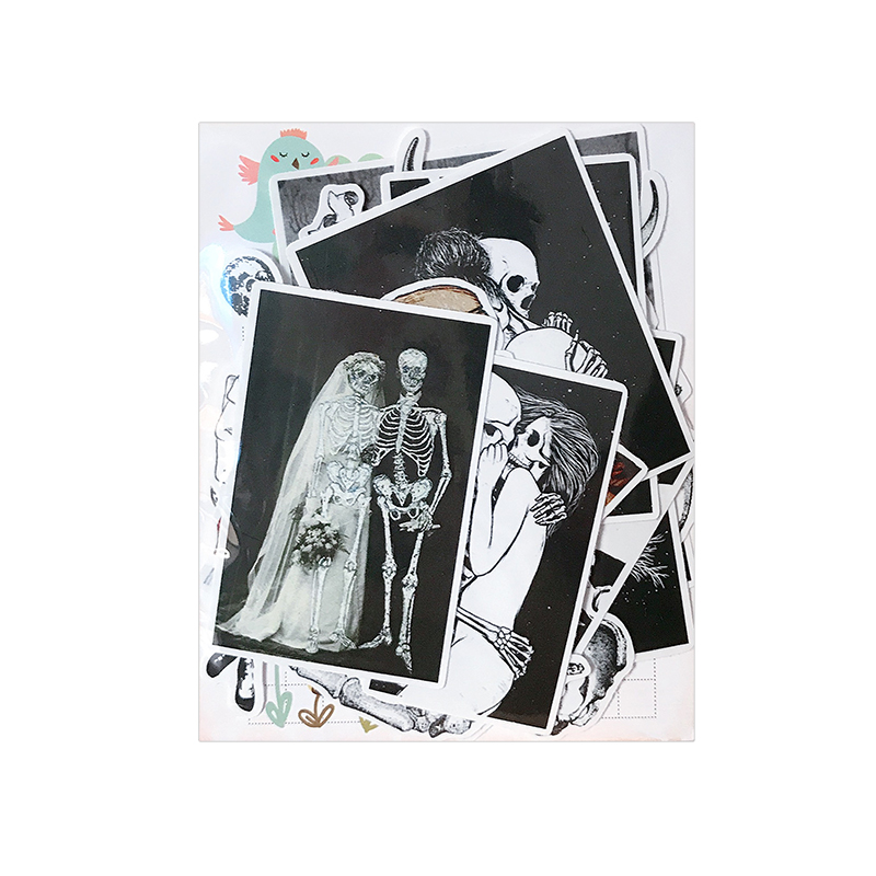 23pcs Creative Skull love stic - Vintage Fashion Magazines ulasan dan harga