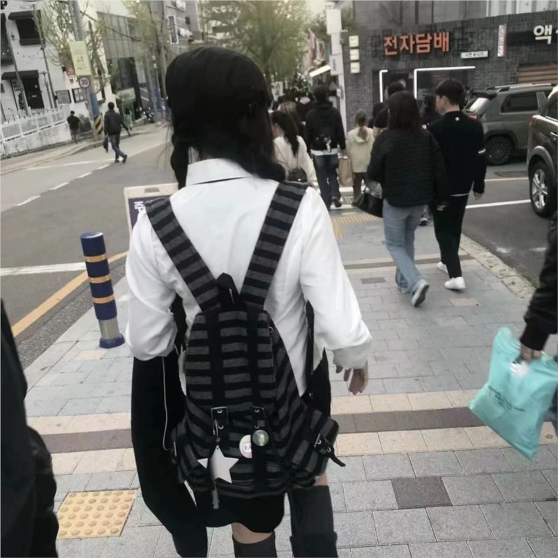 Harajuku Vintage Backpack Wome - Vintage Fashion Boutique ulasan dan harga