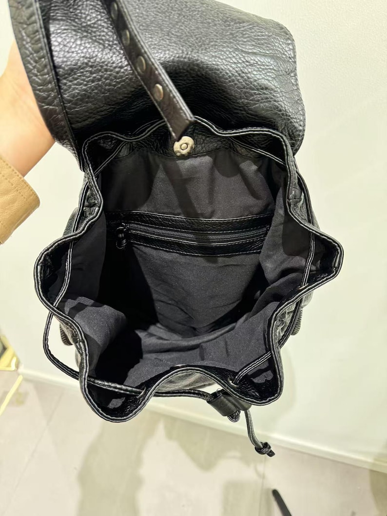 Gothic Punk PU Leather Shoulde - Vintage Fashion Boutique ulasan dan harga