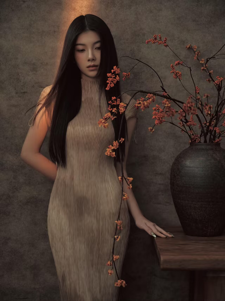 New 2026 Chinese Style Portrai - Vintage Fashion In Chinese ulasan dan harga