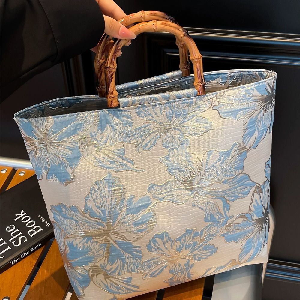 Bamboo Handle Hanfu Tote Bag V - Vintage Fashion In Chinese ulasan dan harga