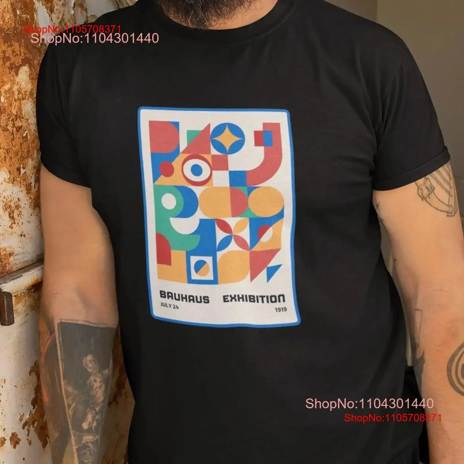 Bauhaus Geometric Abstract Art - Vintage Fashion Exhibition ulasan dan harga