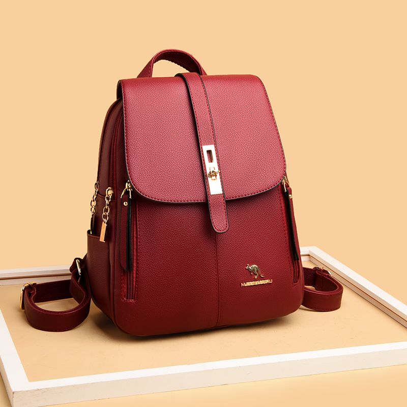 Luxury Women Leather Backpacks - Vintage Fashion Boutique ulasan dan harga