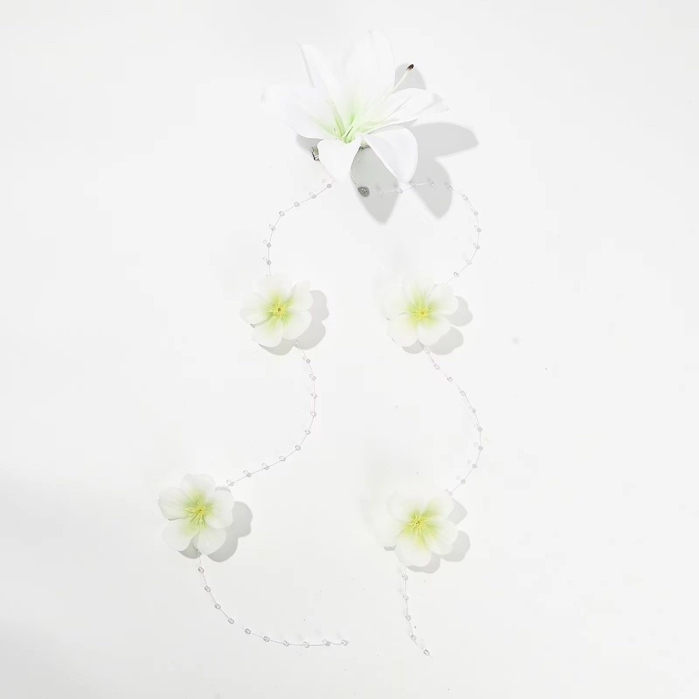Girl Sweet Lily Flower Hair Cl - Vintage Fashion Boutique ulasan dan harga