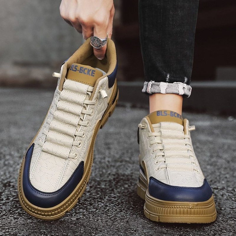 Slip-On Platform Men's Boots S - Vintage Fashion Design ulasan dan harga
