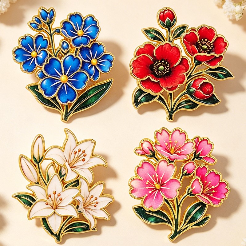 Cute Vintage Colorful Floral E - Vintage Fashion Designers ulasan dan harga