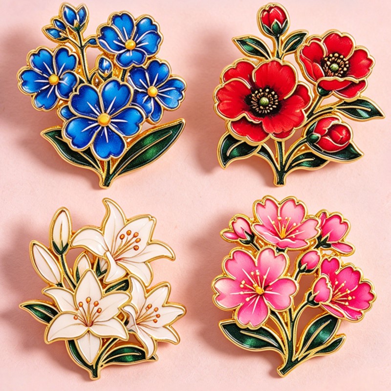 Cute Vintage Colorful Floral E - Vintage Fashion Designers ulasan dan harga