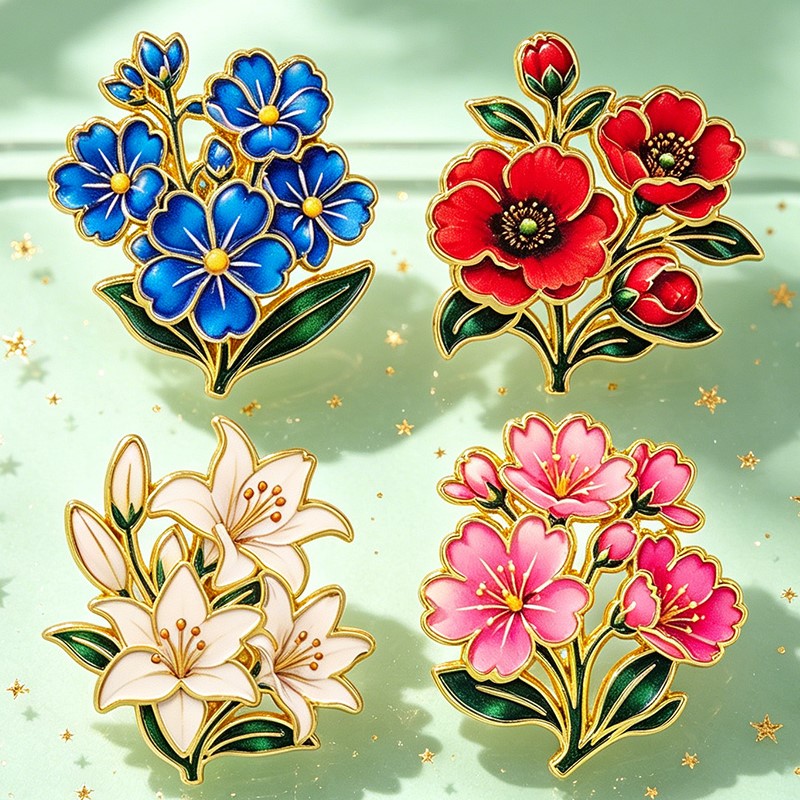Cute Vintage Colorful Floral E - Vintage Fashion Designers ulasan dan harga