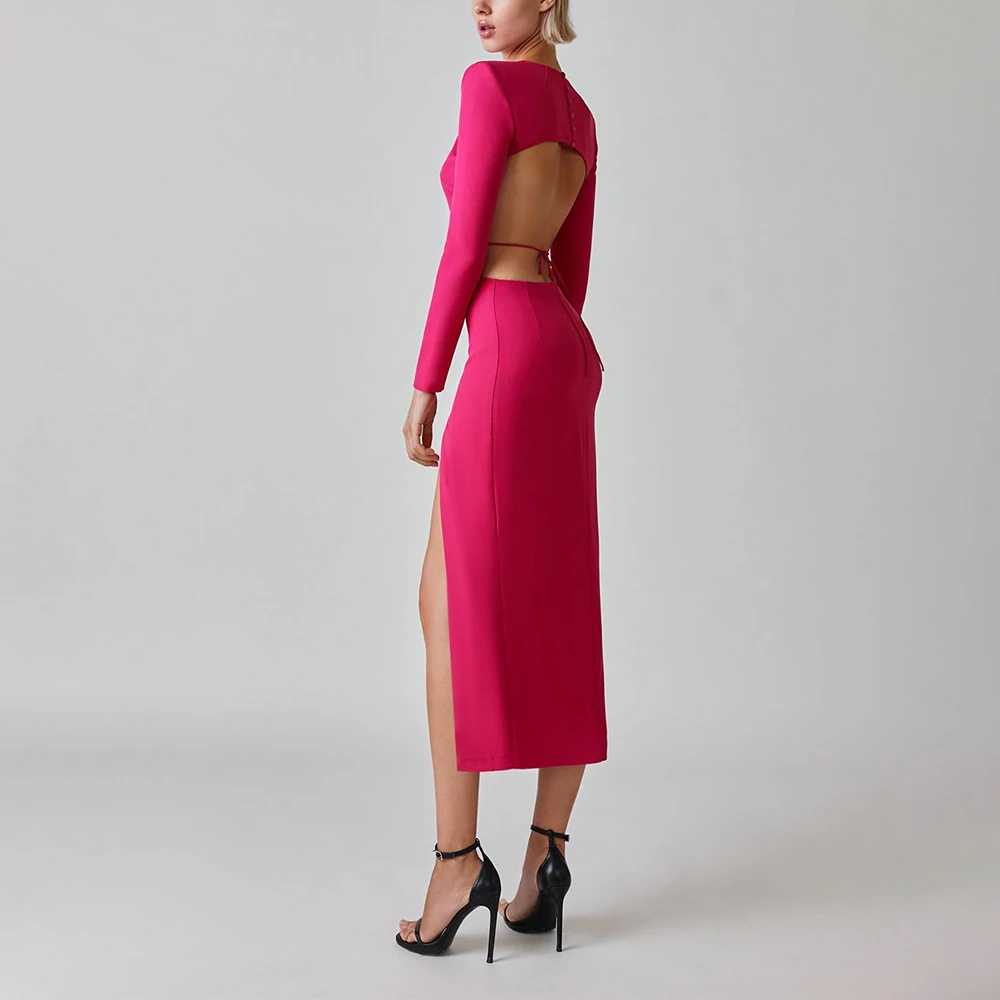 Luxury Long Sleeve Hollow Out  - Vintage Fashion Exhibition ulasan dan harga